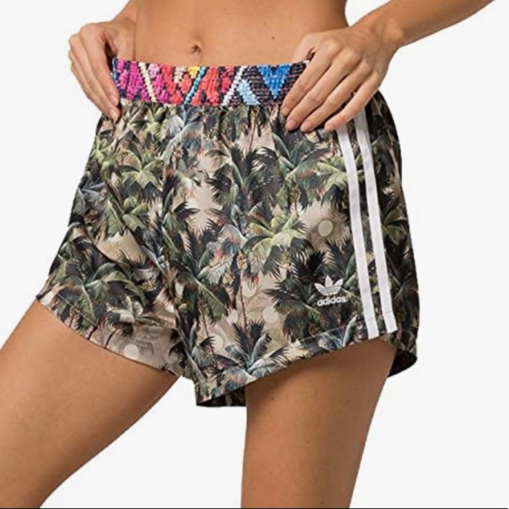 Adidas Women’s Tropical Print Shorts Sz M